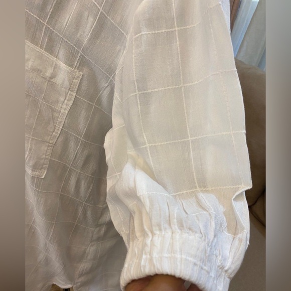 NWT • ZARA • STRIPED OVERSIZED BLOUSE • M - Picture 15 of 16